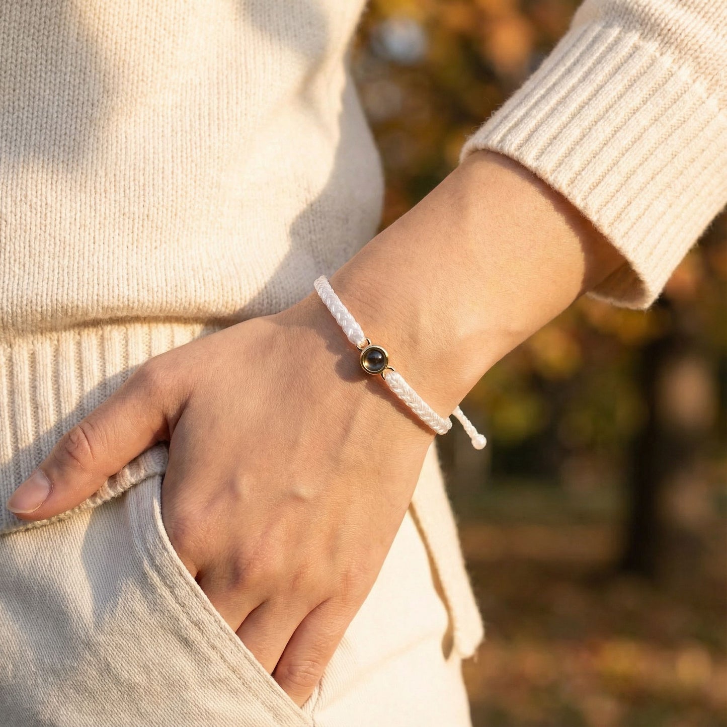 Personalisierbares Fotoarmband mit Projektionsfunktion