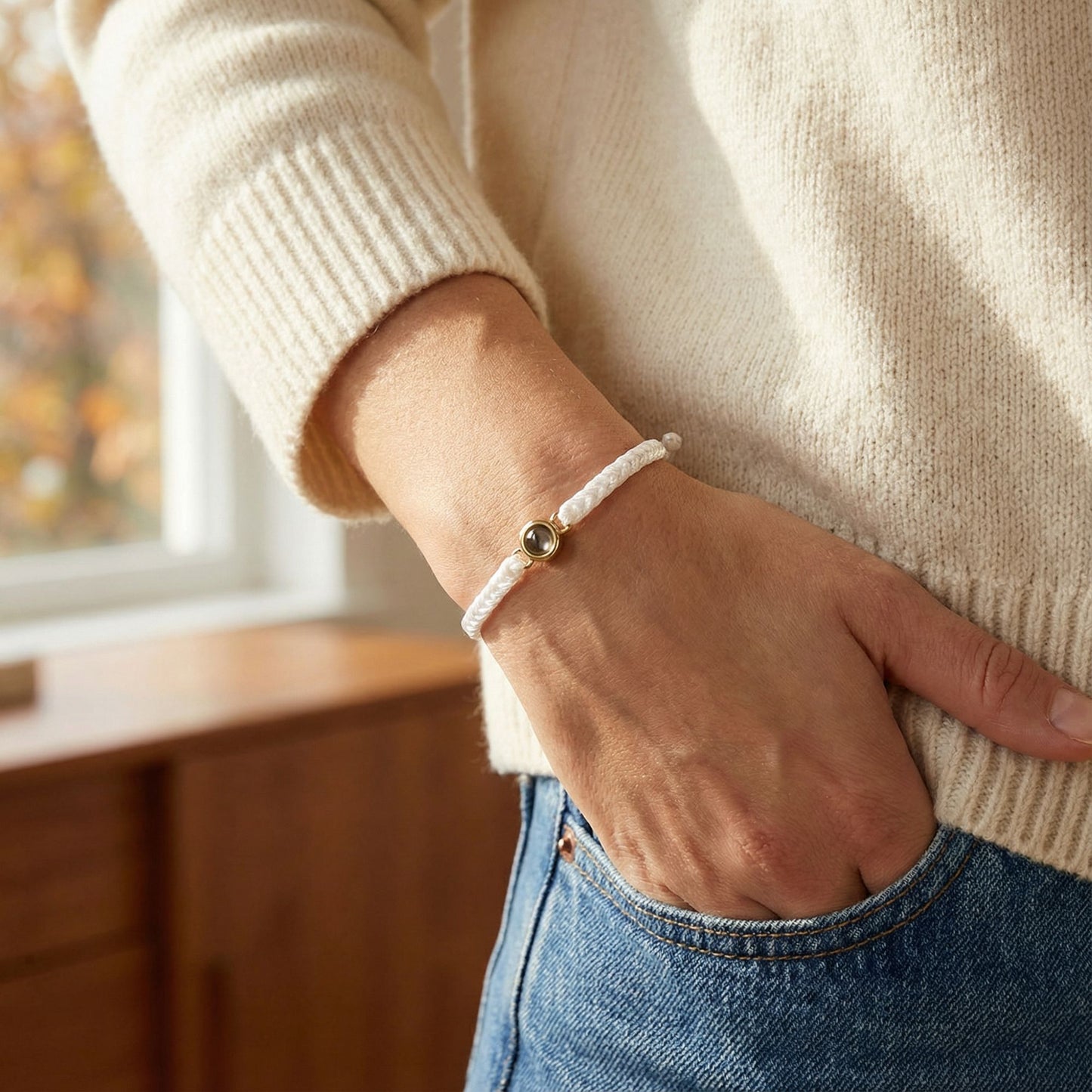 Personalisierbares Fotoarmband mit Projektionsfunktion